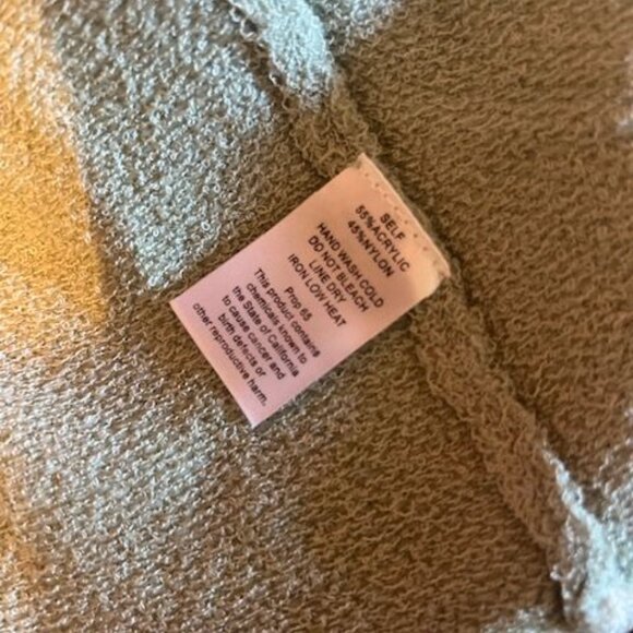 Promesa Womens Asymmetric Knit Cardigan Sweater green Acrylic & nylon - Picture 4 of 6